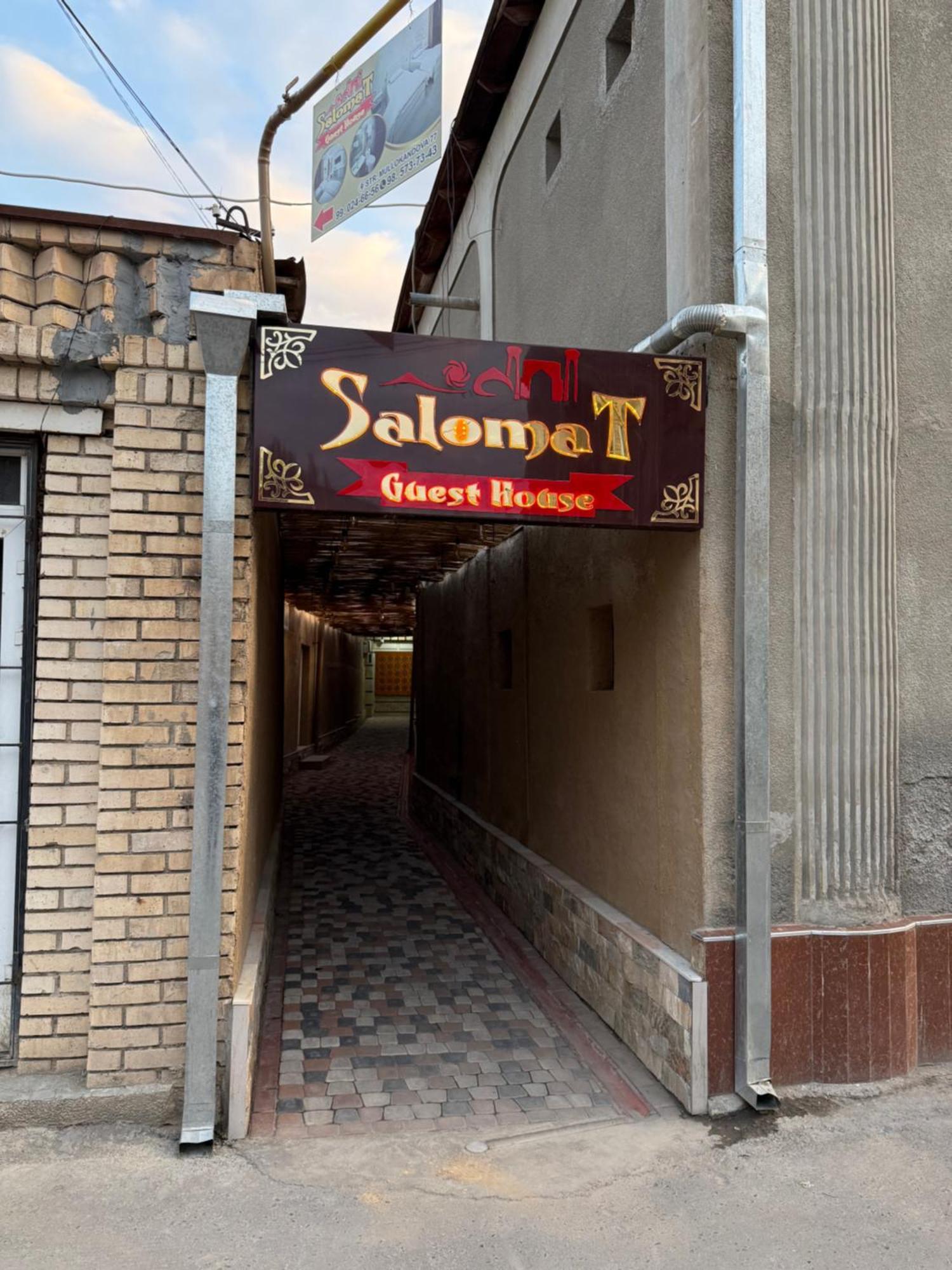 Salomat Guest House Semerkant Dış mekan fotoğraf